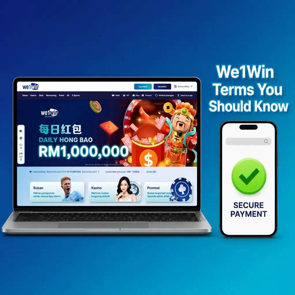 We1Win terms overview: age limit, one account per person, 10x wagering, ID verification, and void bets after results known.